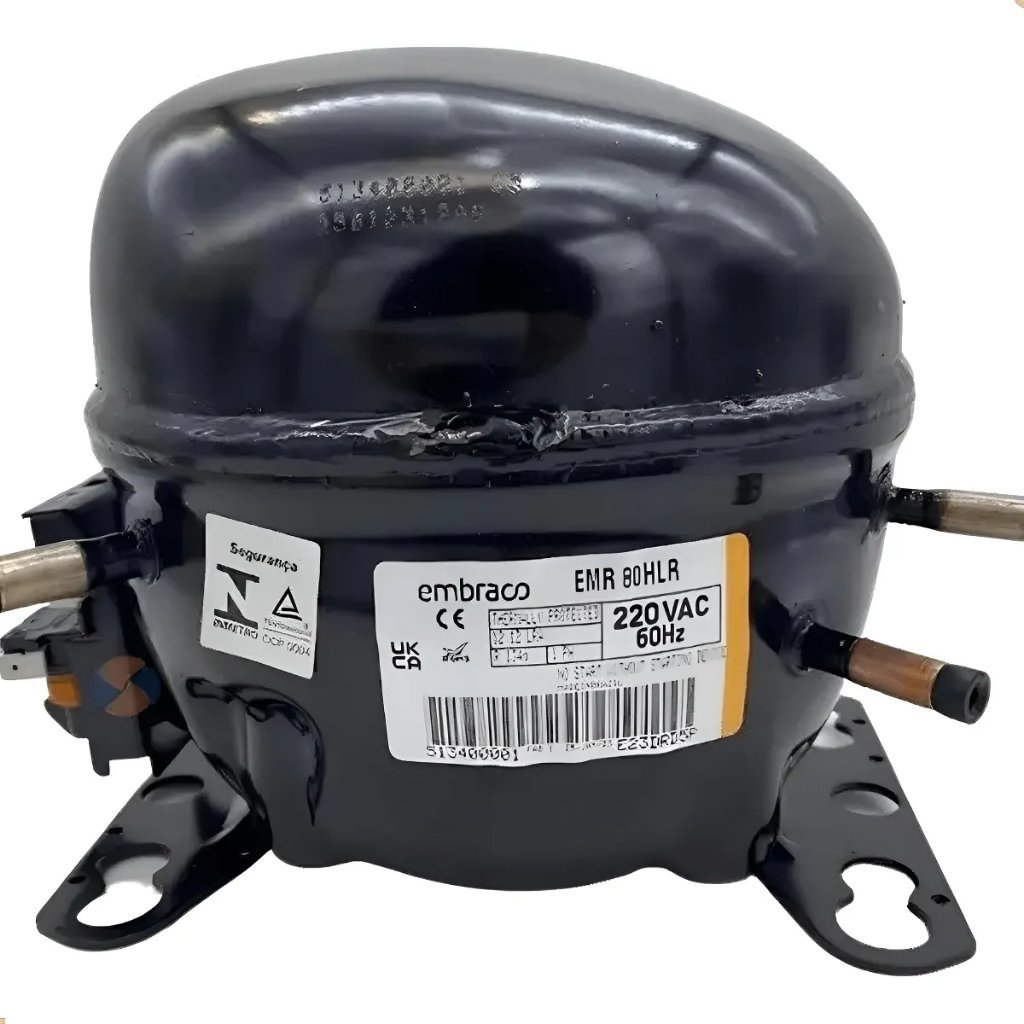 Compressor Embraco 1/4+ Emr80hlr R134 Pequeno 220v