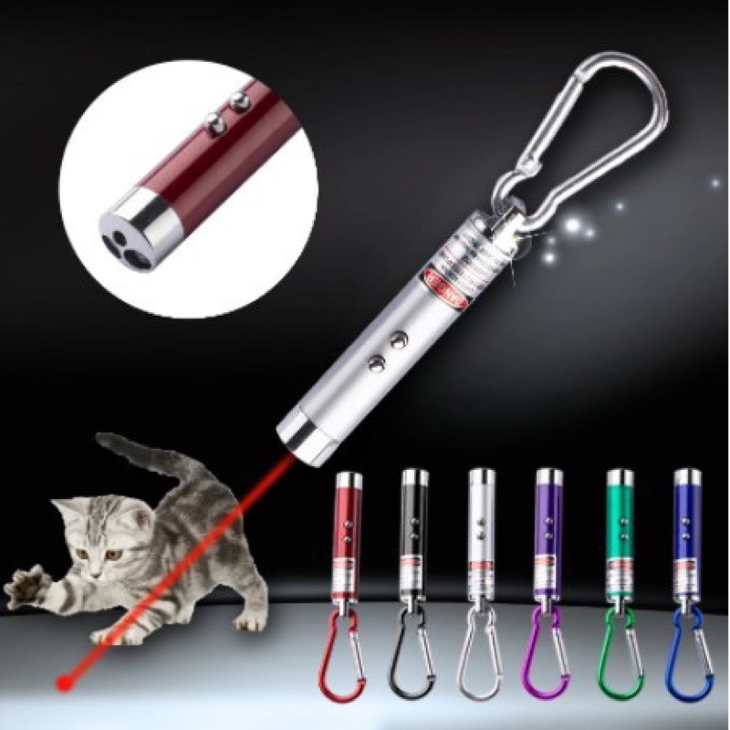 Caneta Laser Pointer Varias Cores 3 Em 1- Pronta e