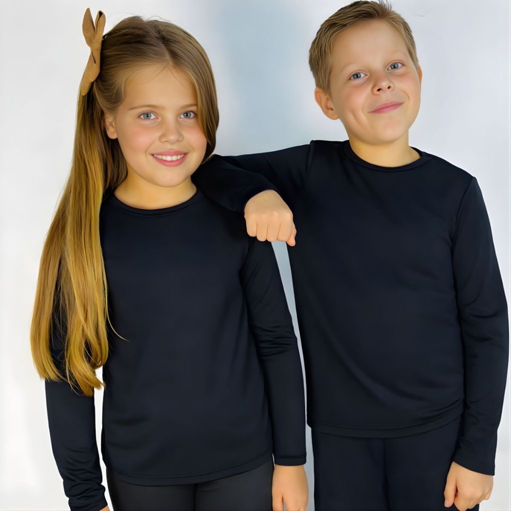 Blusa Térmica Infantil Peluciada Unissex Flanelad