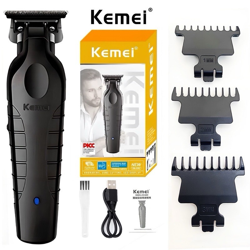Kemei KM-2299 Máquina Barbear Profissional Acabam
