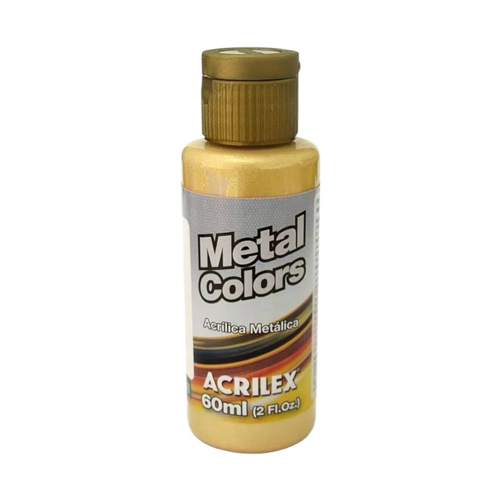 TINTA ACRÍLICA METÁLICA METAL COLORS 60ML –