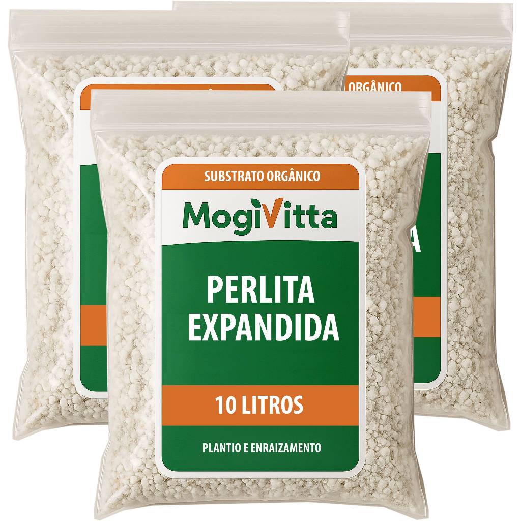 Perlita Expandida Adubo Orgânico Substrato para P