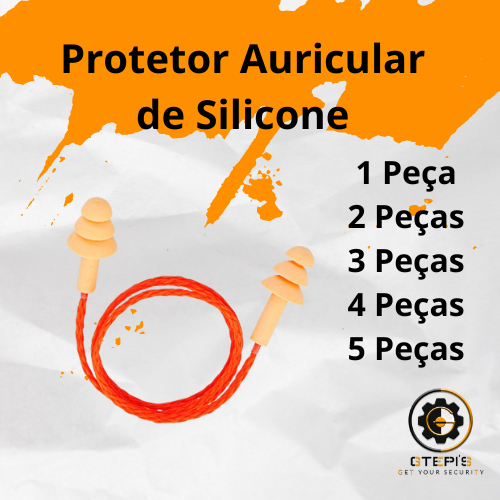 Protetor Auricular Auditivo Silicone Plug Tampões