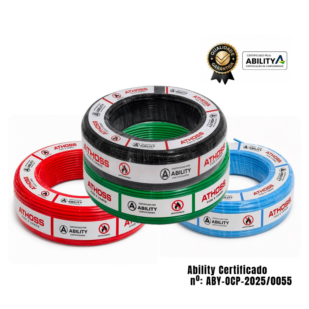 Fio Verde 2,5mm Cabo Flexível Rolo Com 100 Metros