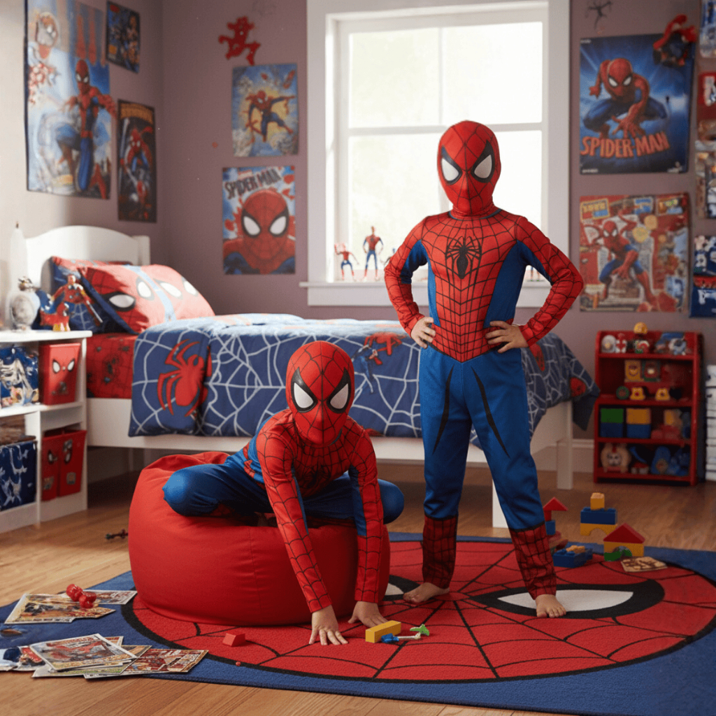 Roupa Fantasia Infantil Menino Aranha C/ Máscara
