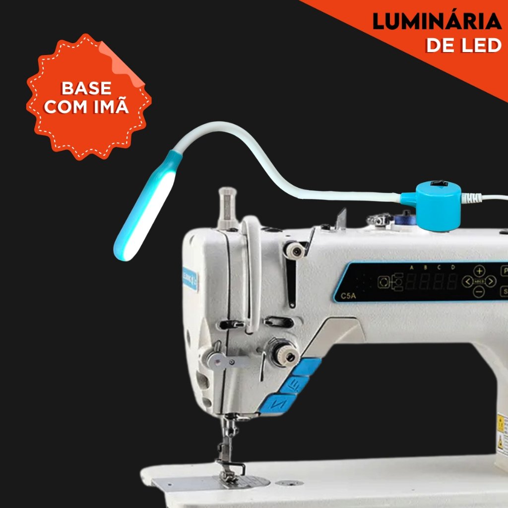Luminária de Led para Maquina de Costura com Imã