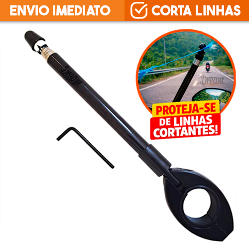 Antena Corta Pipa em Aço Inox Retrátil Anti Cero