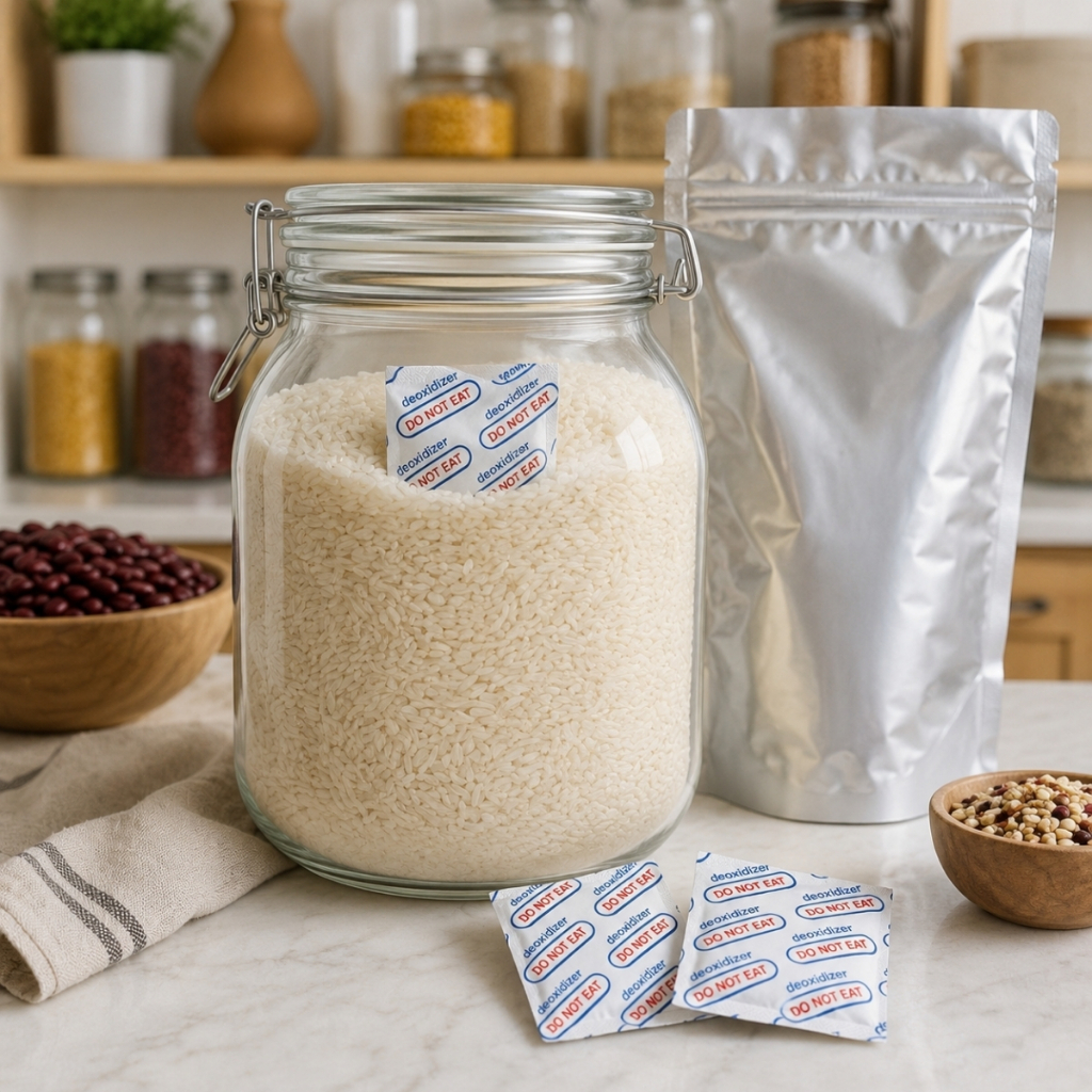 Absorvedor de Oxigênio Para Alimentos 300cc Sach�