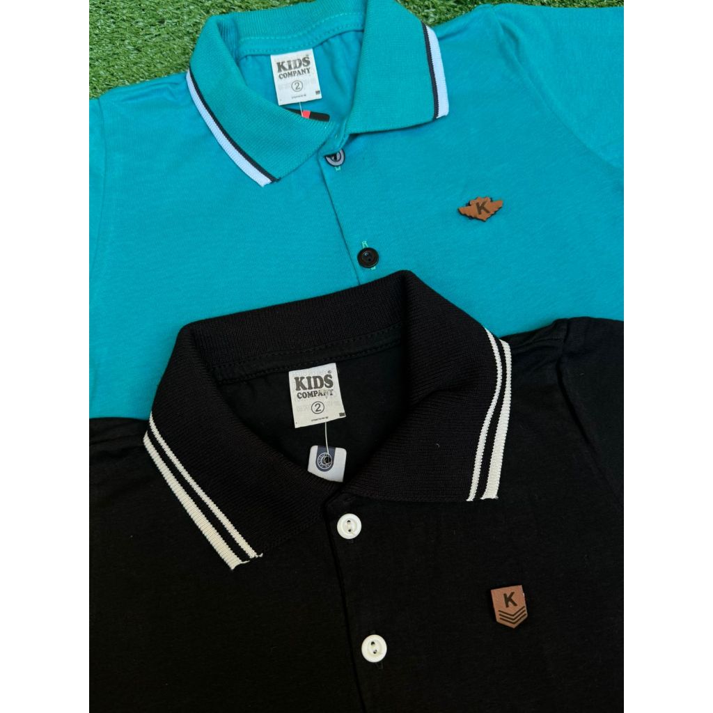 Kit 2 Camisetas E Unidade Polo Infantil 100% Algod