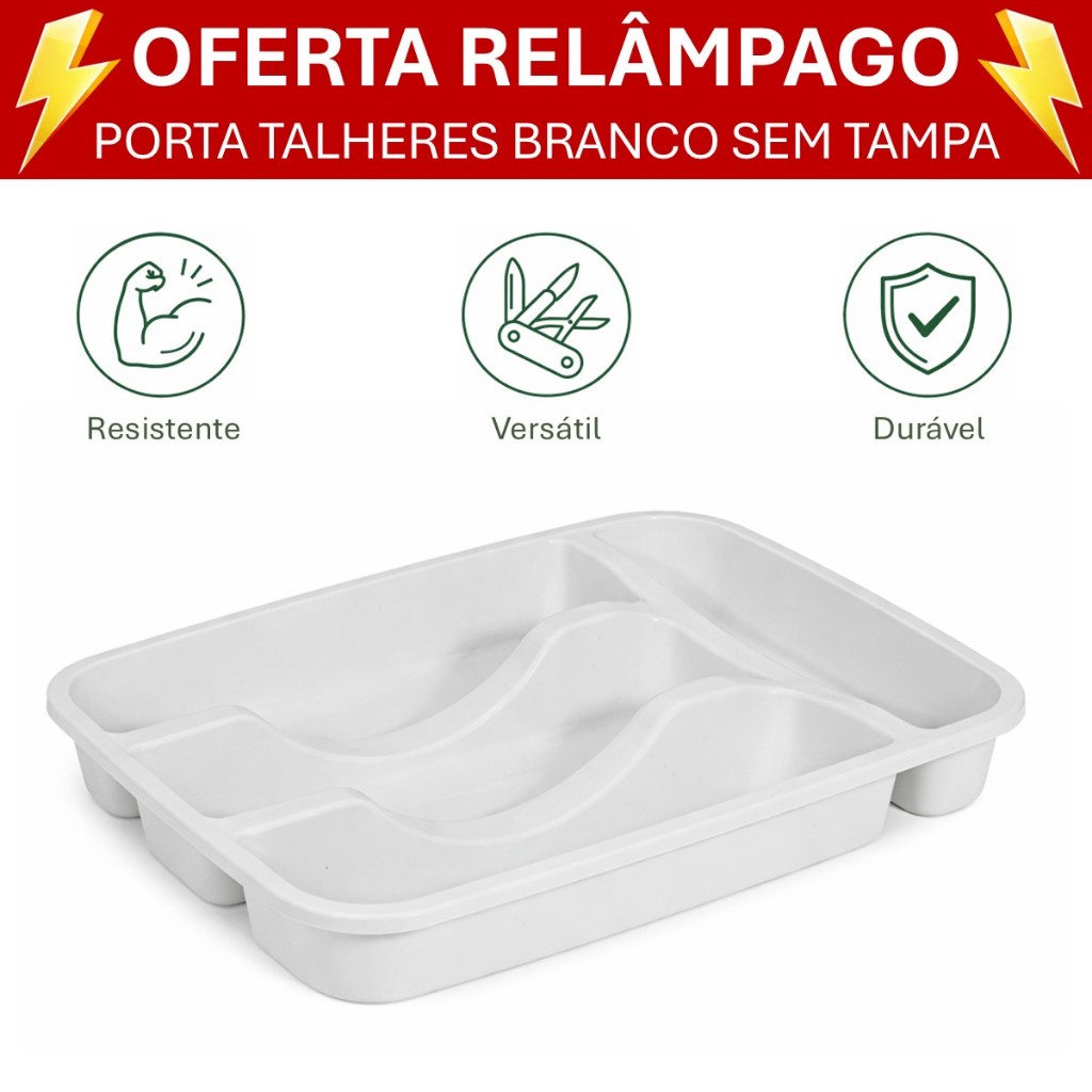 Organizador de Talheres Multiuso | Divisória para