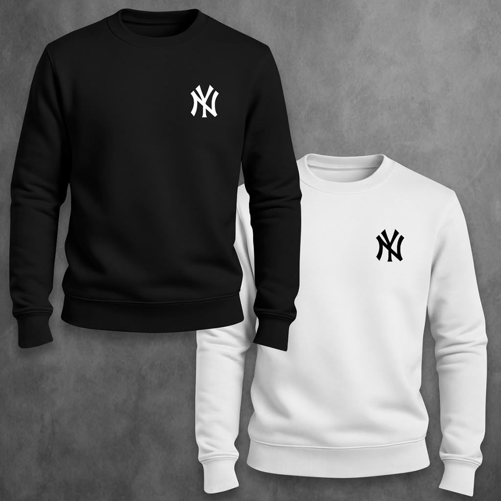 Kit 2 Blusa Moletom Masculino New York Gola Redond