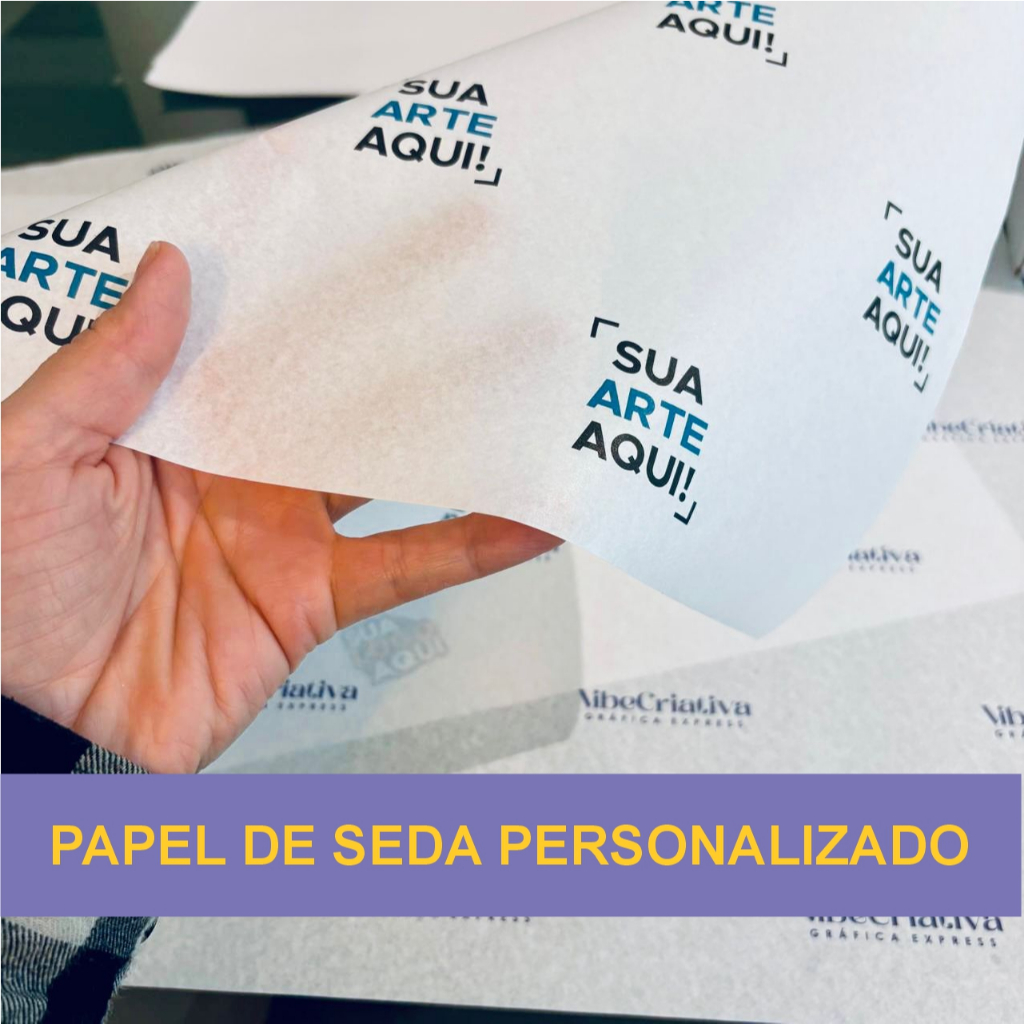 Papel Seda Personalizado 60×40 para Embalagem