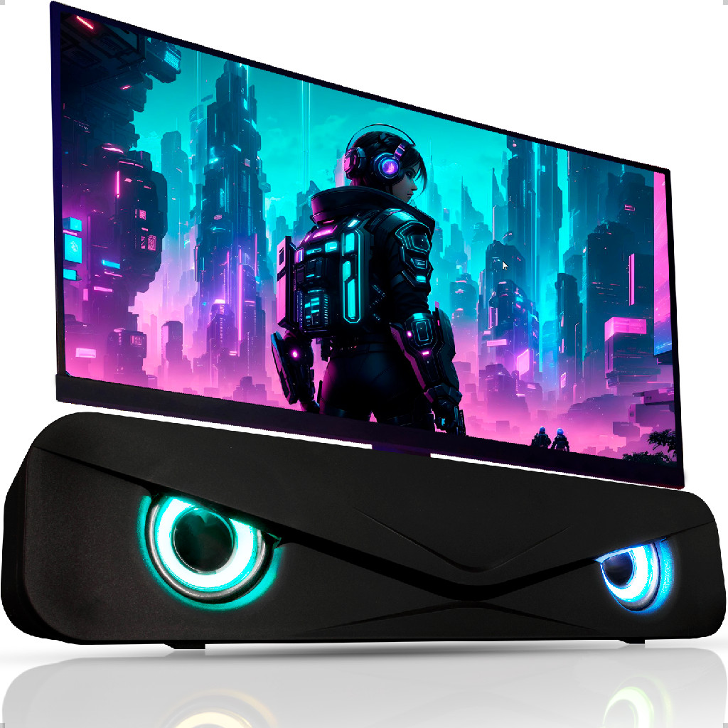 Caixa De Som  Soundbar p2 USB