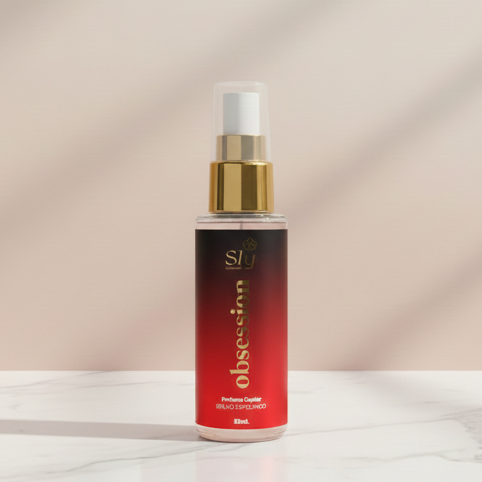Perfume Capilar Obssession Brilho Espelhado e Frag