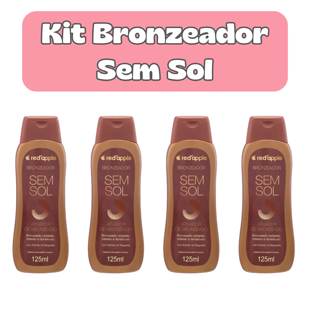 BRONZEADOR Sem Sol Red Apple Bronzeado Natural Hid