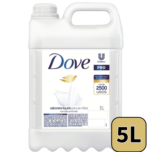 Sabonete Líquido Dove Nutrição Profunda 5L Uso 