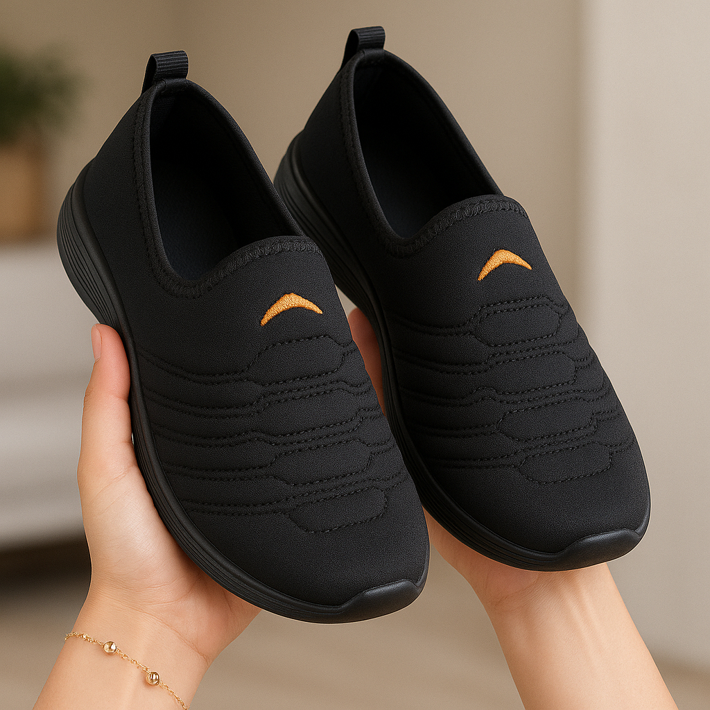 Tênis Meia Feminino Academia Slip On Ortopédico 