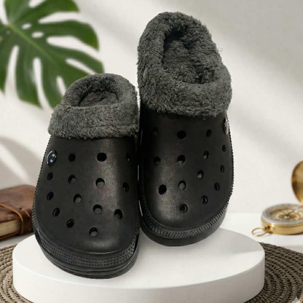 Babuche Masculino Forrado Pelúcia Antiderrapante 