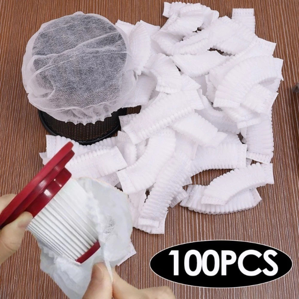 100 peças de filtro de aspirador de pó descartá