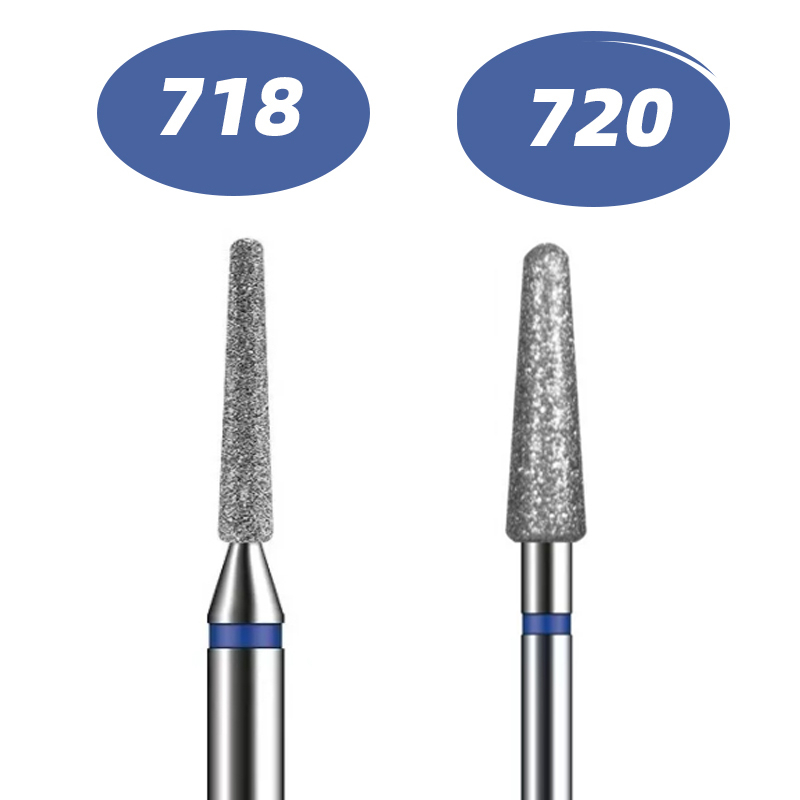 Brocas Diamantada 718 720 Cutícula Unha Motor Kit