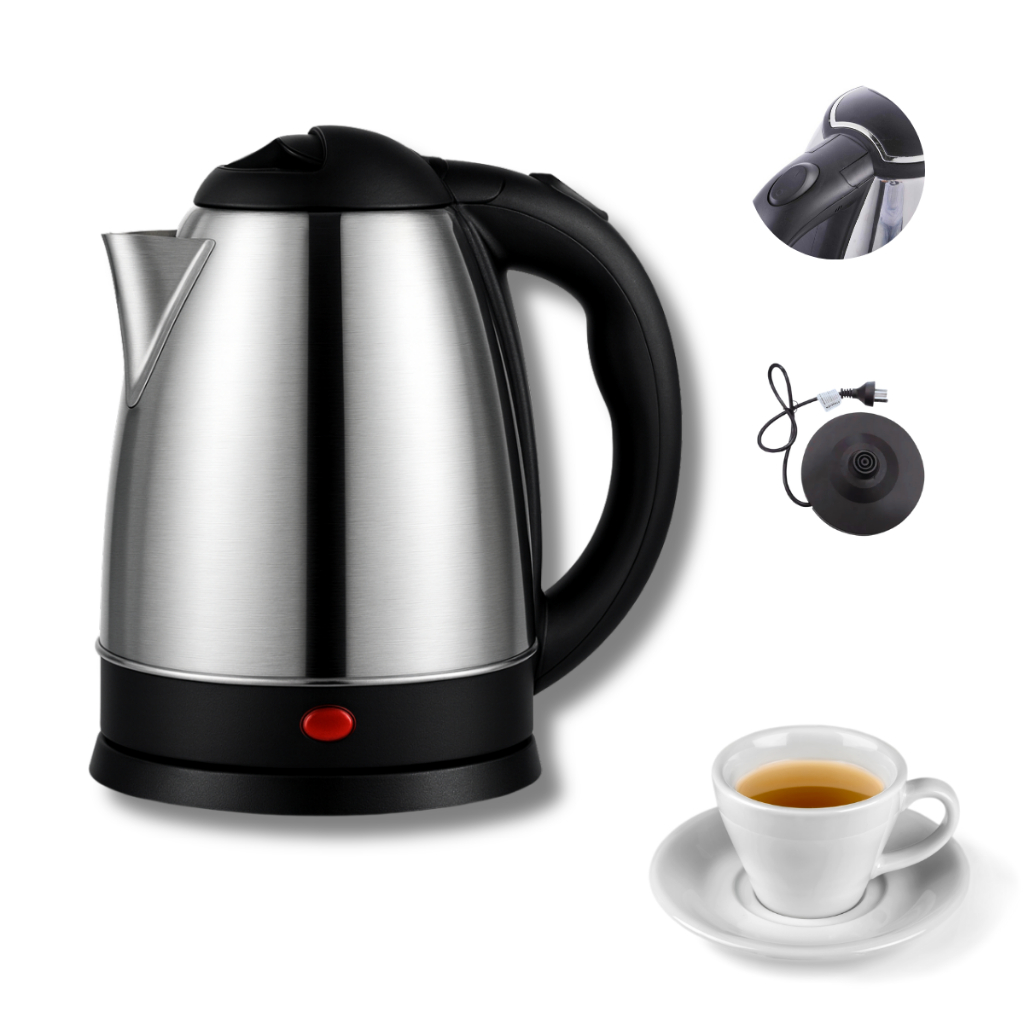 Chaleira Elétrica Inox 1.8 Litros 1000W Automáti