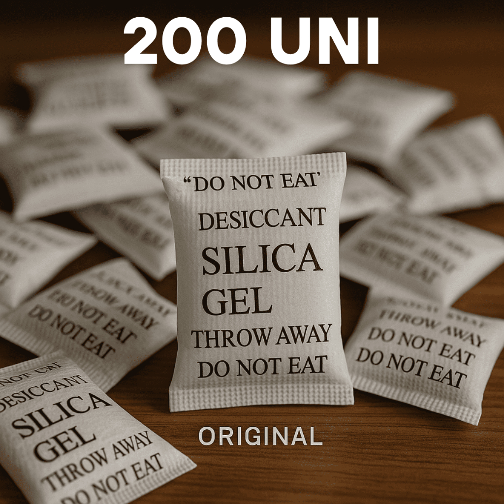 Sílica Gel 200 Unidades Sachê 1g Umidade Antimof