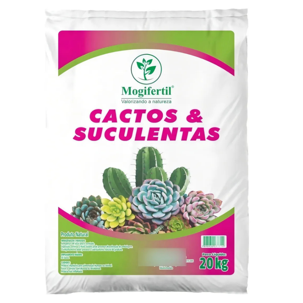 Substrato Cactos E Suculentas 2Kg E 20kg Mogiferti