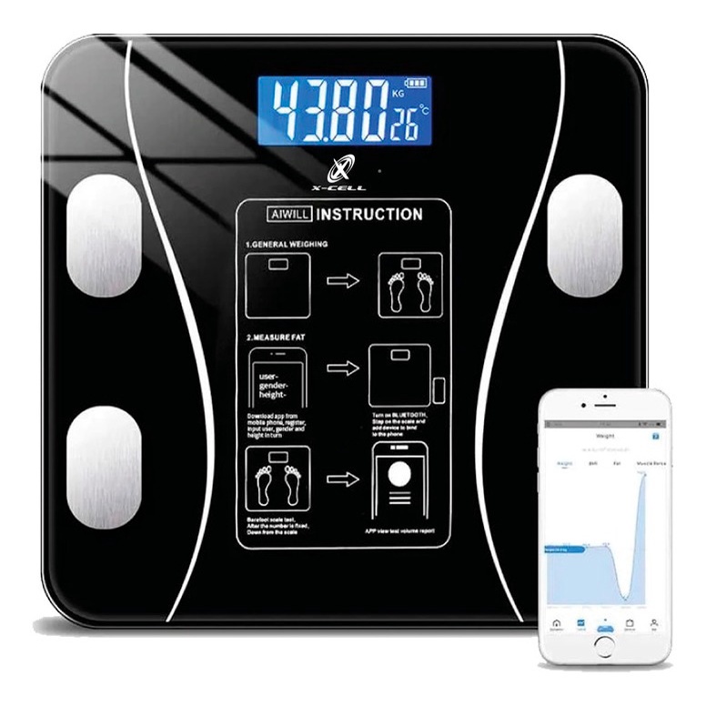 Balança Digital Bioimpedância Profissional 180KG