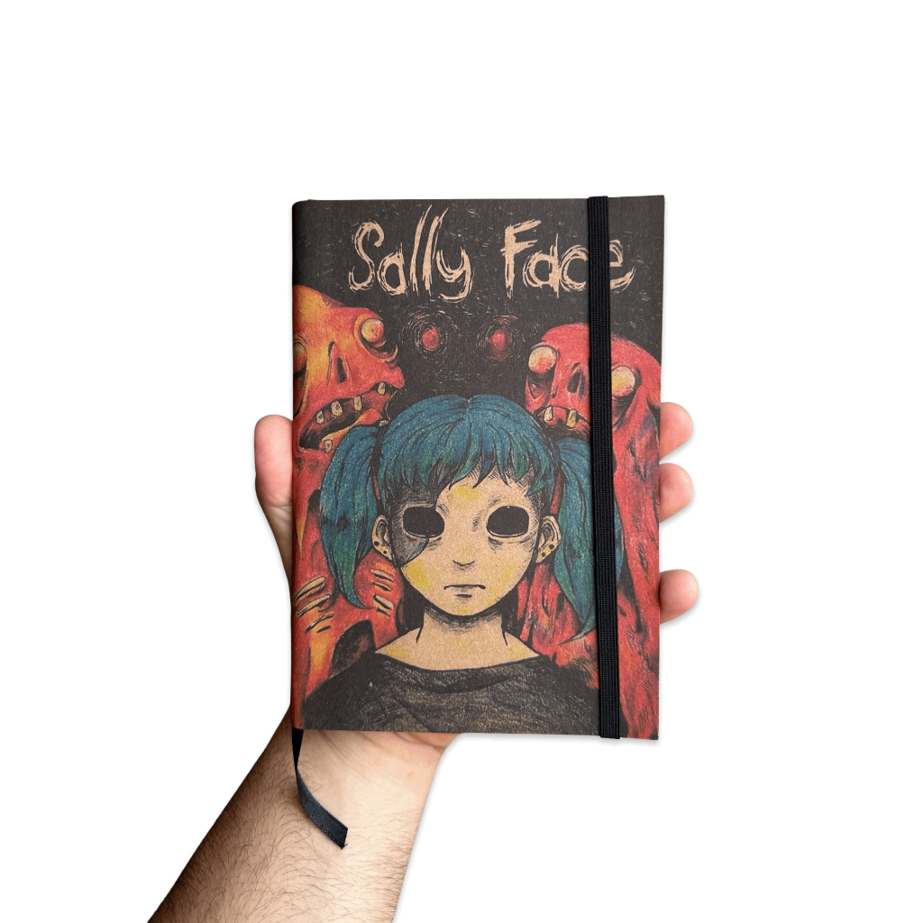 Sketchbook Caderno Sally Face com Elástico e Marc