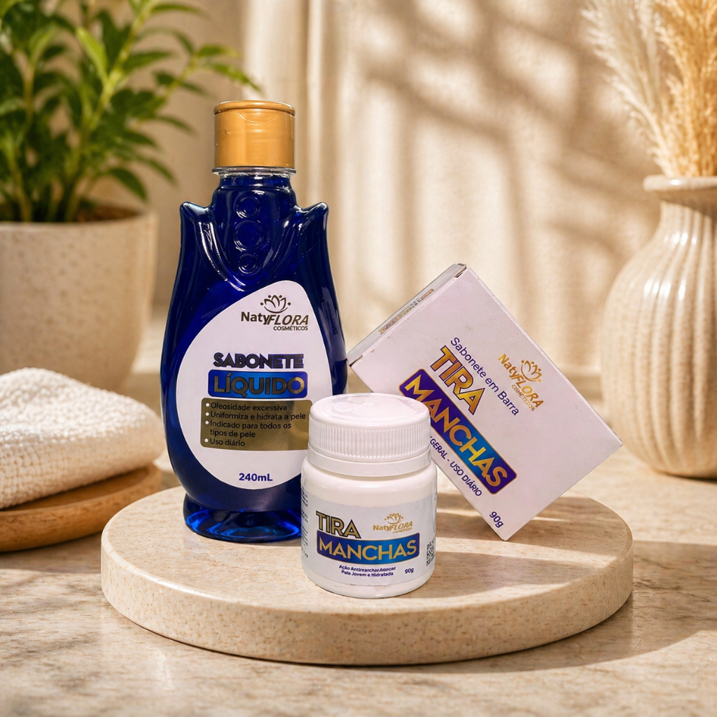 Kit 3 Clareado de Manchas Escuras e Melasma A Pron
