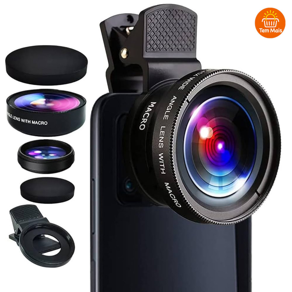 Lente universal para celular profissional Super gr