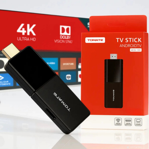 Stick TV Android Tomate 4K Ultra HD 16GB WiFi Inte