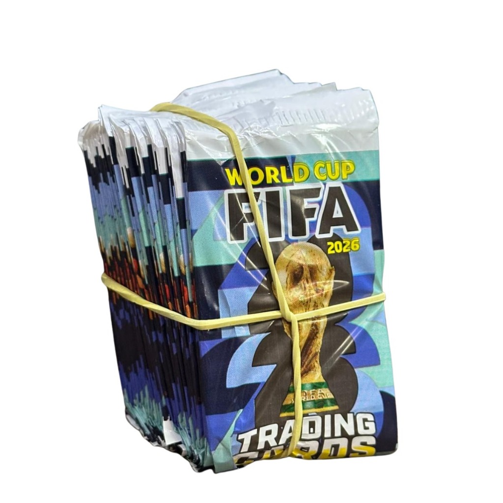 Kit 200 Cards Copa do Mundo Fifa 2026 Futebol 50 P