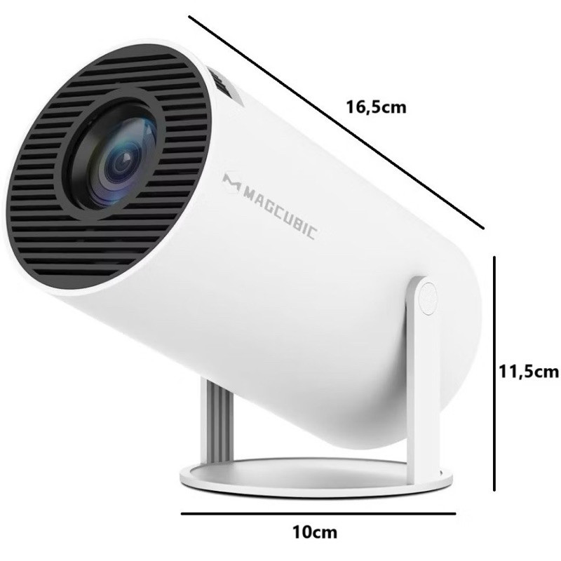 Projetor 4K HD 150 Polegadas Celular, Wifi e Bluet