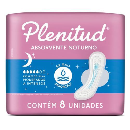 Absorvente Noturno Plenitud Femme para Escapes de 