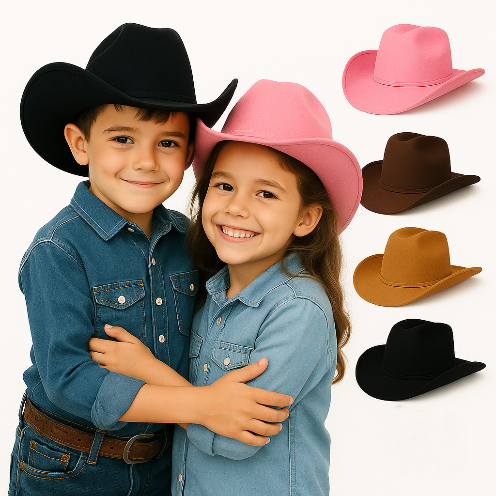 Chapéu Country Gustavo Lima Infantil  Rodeio Sert