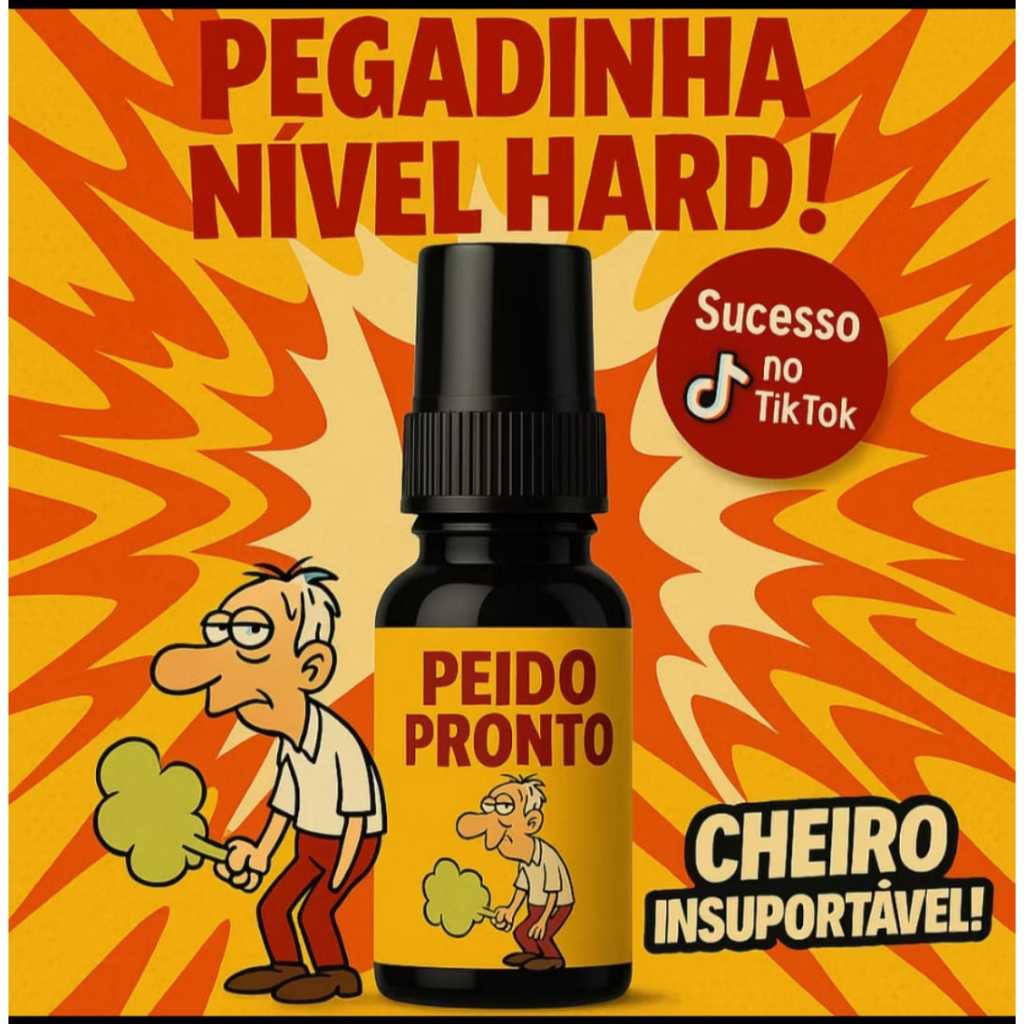 Peido Pronto Peido Alemao Realista Oficial Spray P