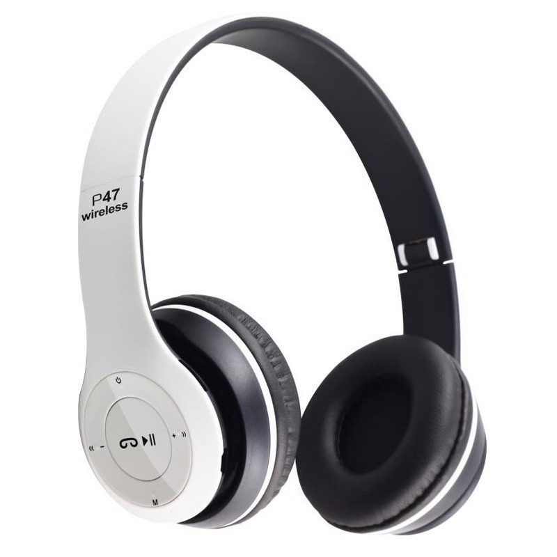 Fone P47 Headphone Sem Fio Estéreo Redução de R