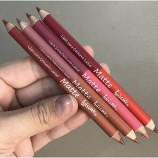 Kit com 4 Lápis para Contorno Labial Matte com ap
