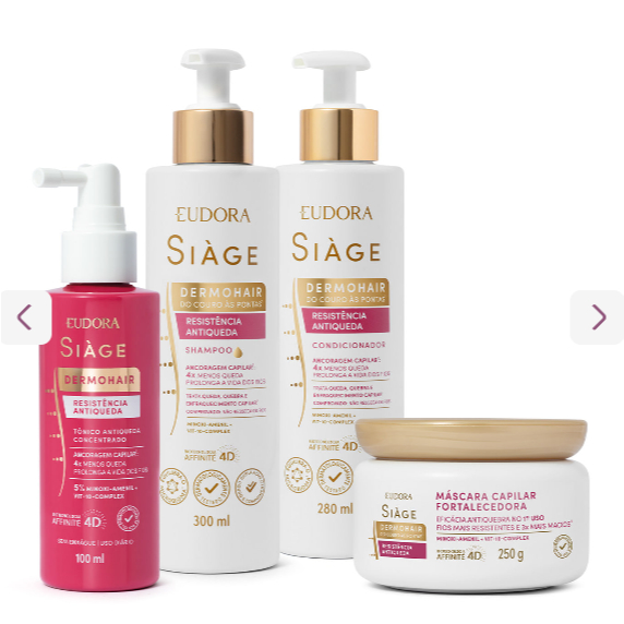 Shampoo, Condicionador, Máscara, Tônico Concentr