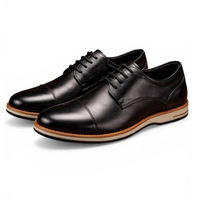 Sapato Casual Oxford Com Custura No Bico Couro Leg