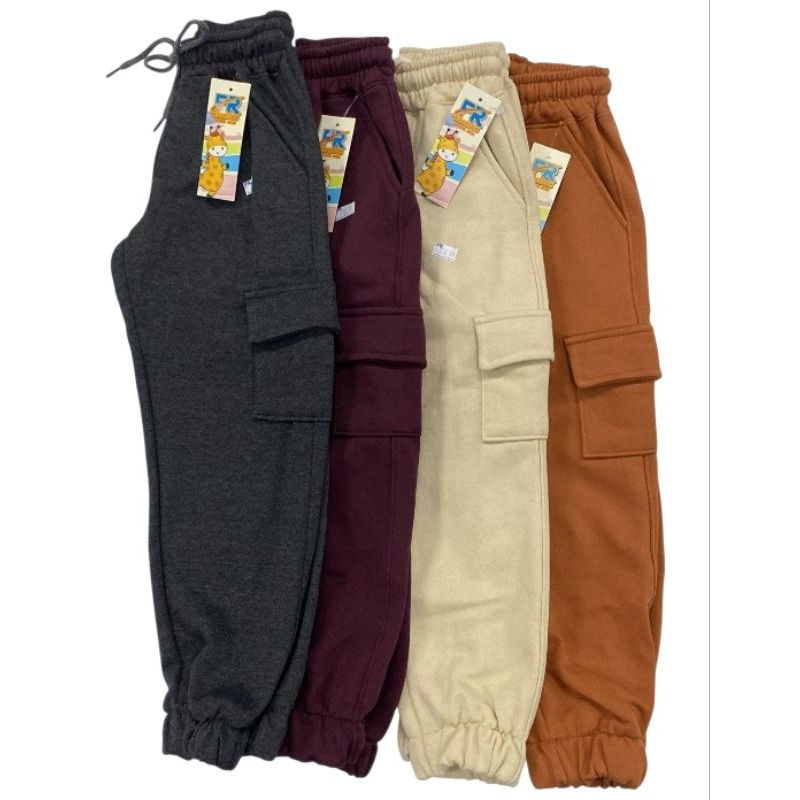 Calça Cargo Infantil Moletom Menino do 4 ao 16 | 