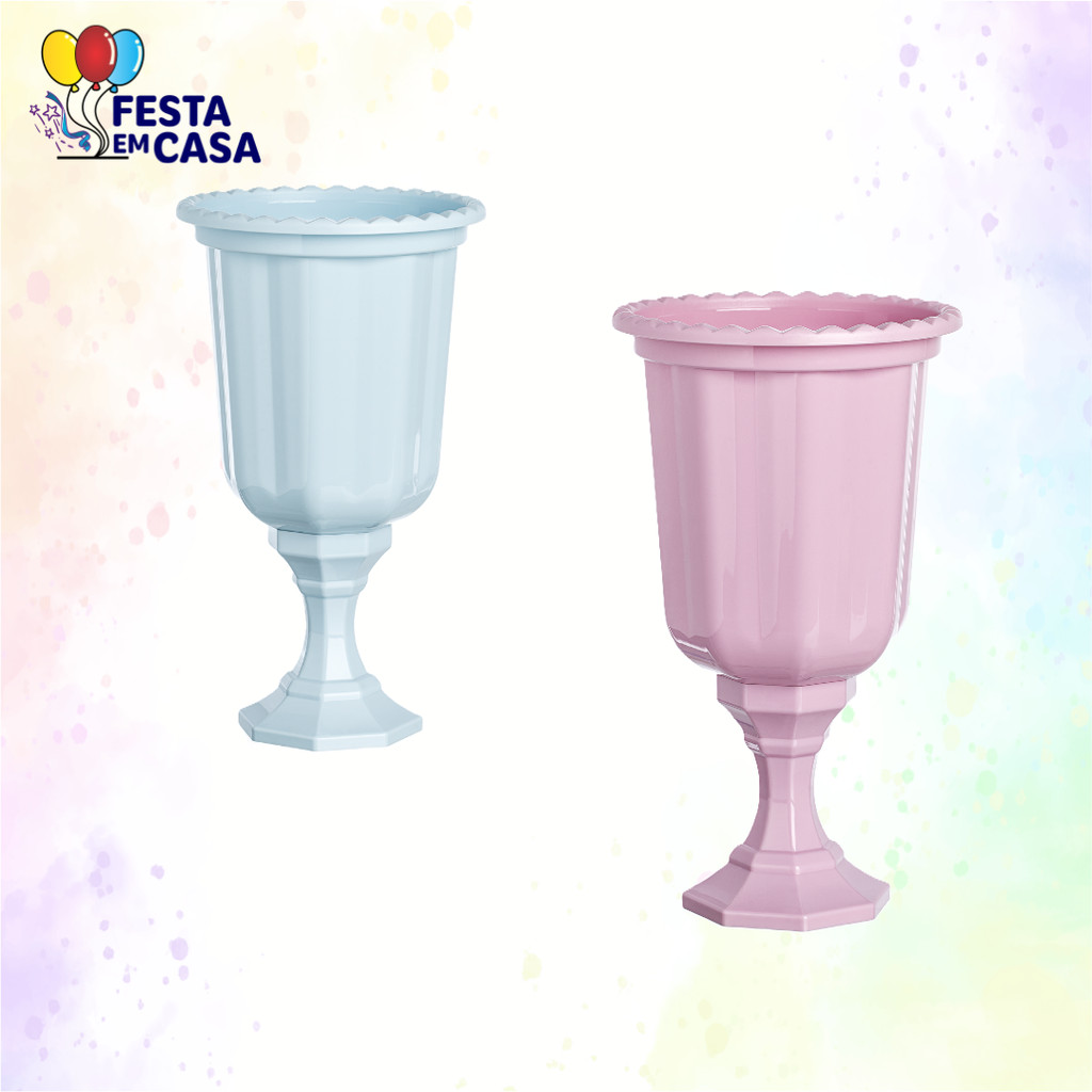 KIT COM 2 UNIDADES VASOS GREGO DECORATIVO LINHA DI