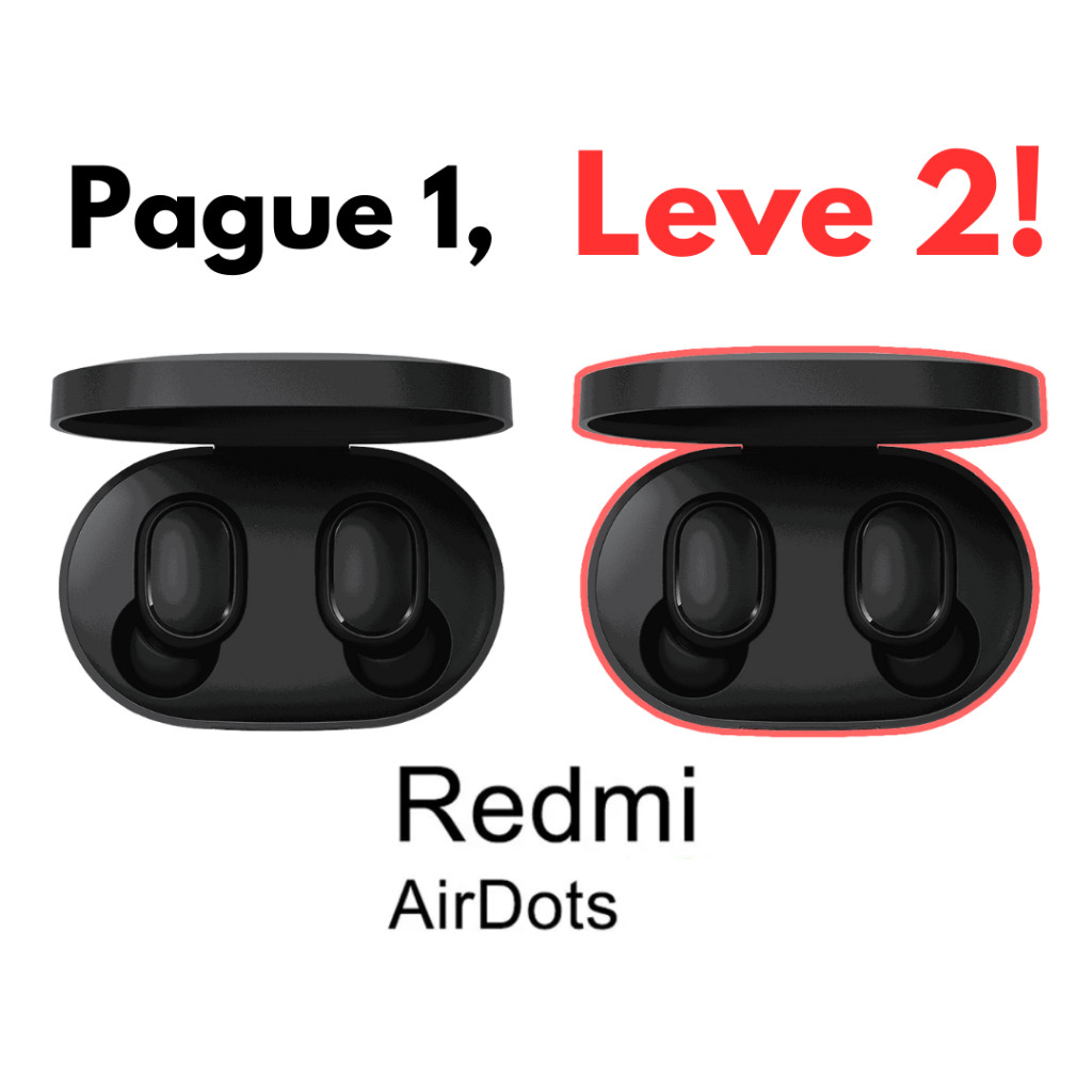 Kit 2x Fone de Ouvido Sem Fio Bluetooth TWS 5.0 Ga