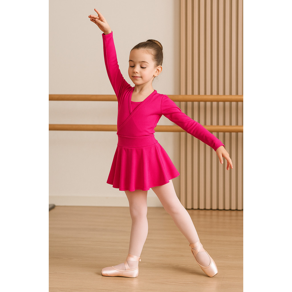 Casaquinho Bolero Bale/Ballet Rosa de Frio Uniform