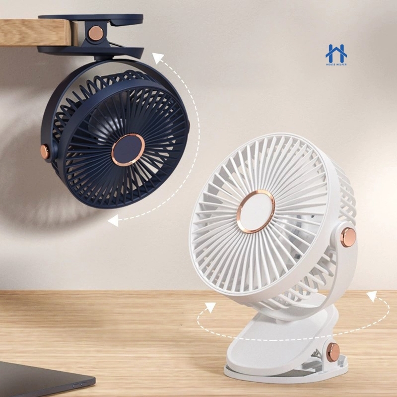 Mini Ventilador Recarregável com Clip Prendedor 3