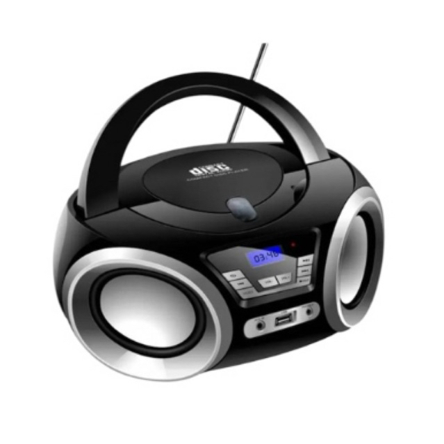 Rádio Micro System Portátil Toca Cd Bluetooth No