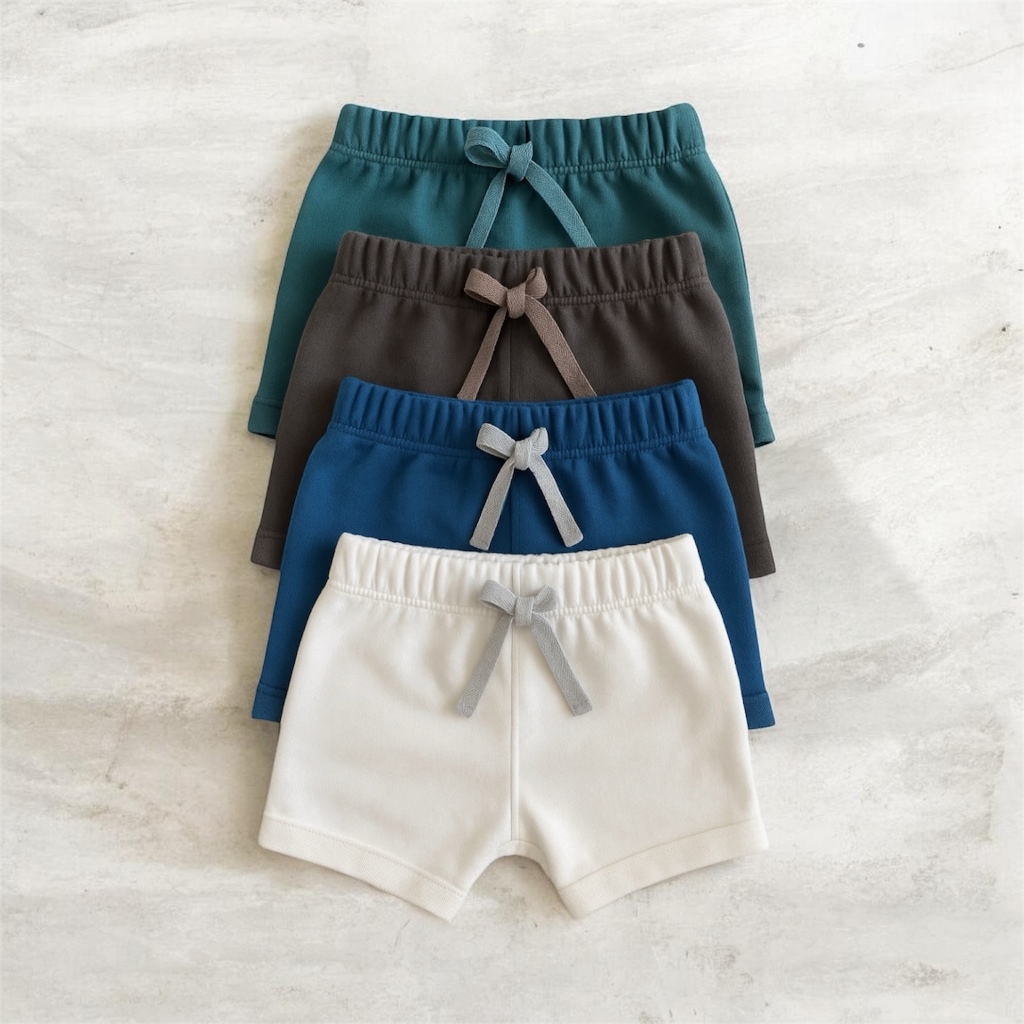 Kit 3 Shorts Infantil Moletinho 100% Algodão  Alt
