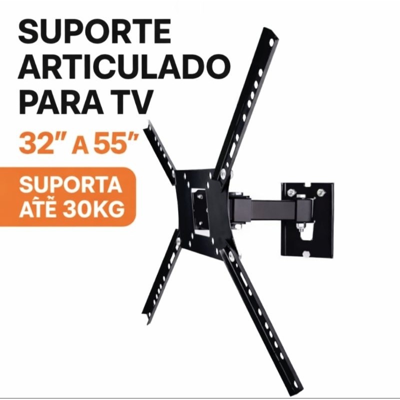 SUPORTE Articulado de Parede para Tv/monitor 32 A 