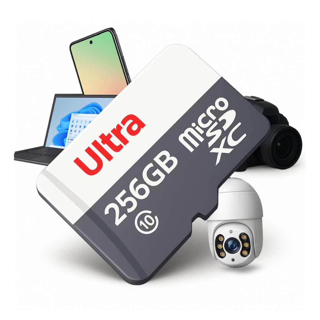 Cartão de Memória 256GB Ultra A1 Classe 10 Alta 